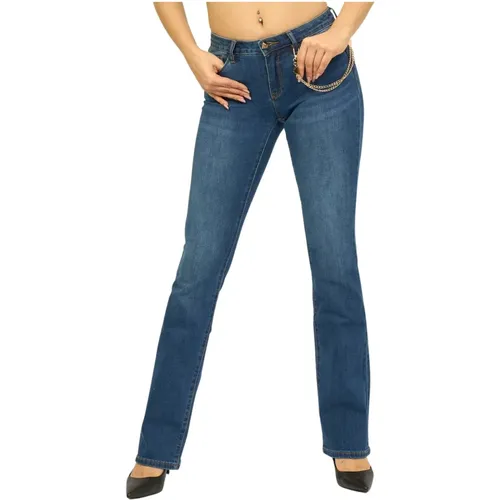 Bootcut Denim Jeans , female, Sizes: W30, W27, W26, W25, W32 - Gaudi - Modalova