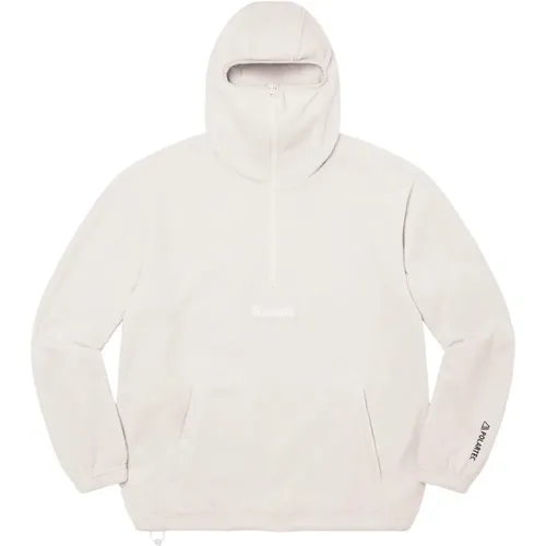 Limitierte Auflage Polartec Facemask Half Zip Pullover , Herren, Größe: 2XL - Supreme - Modalova