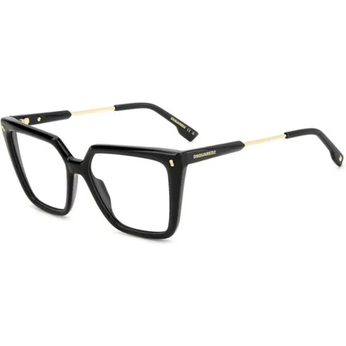 Mode Brille Schwarzer Rahmen - Dsquared2 - Modalova