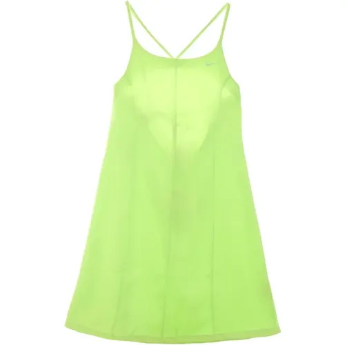 Sportswear Icon Clash Kleid Limettengrün , Damen, Größe: L - Nike - Modalova