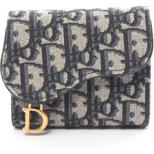 Pre-owned Canvas wallets , female, Sizes: ONE SIZE - Dior Vintage - Modalova