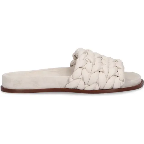 Kacey Leather Sandals , female, Sizes: 3 UK - Chloé - Modalova