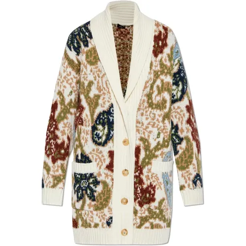 Gemusterter locker sitzender Cardigan - ETRO - Modalova