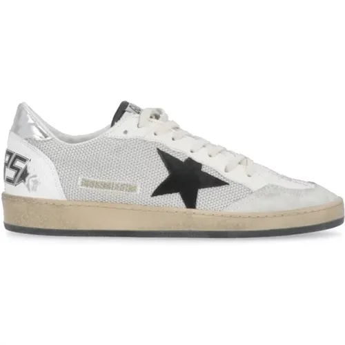 Graue Stoff- und Ledersneakers für Männer , Herren, Größe: 43 EU - Golden Goose - Modalova