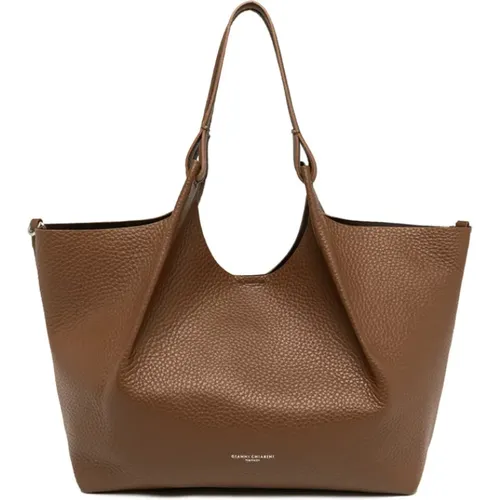 Schicke O Stil Leder Tasche , Damen, Größe: ONE Size - Gianni Chiarini - Modalova