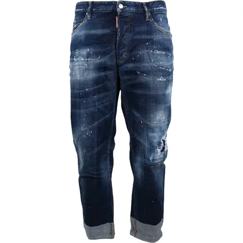 Timeless Straight Jeans for Men , male, Sizes: L, XL, M, S, 2XL - Dsquared2 - Modalova