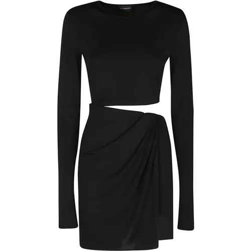 Schwarzes Cut Out Mini Kleid , Damen, Größe: 2XS - Andamane - Modalova