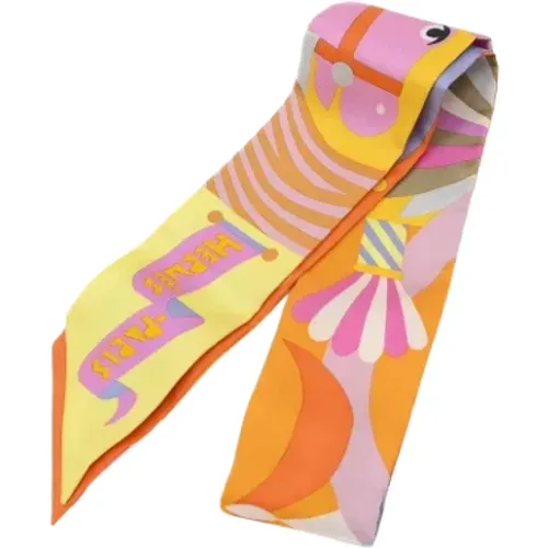 Pre-owned Silk scarves , female, Sizes: ONE SIZE - Hermès Vintage - Modalova