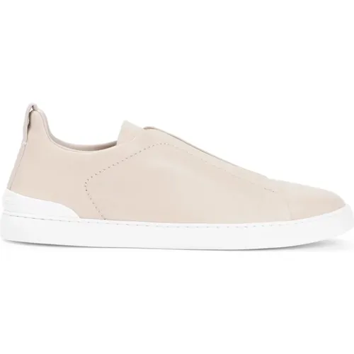 Neutral Sneakers Aw24 , male, Sizes: 10 1/2 UK, 9 1/2 UK - Ermenegildo Zegna - Modalova