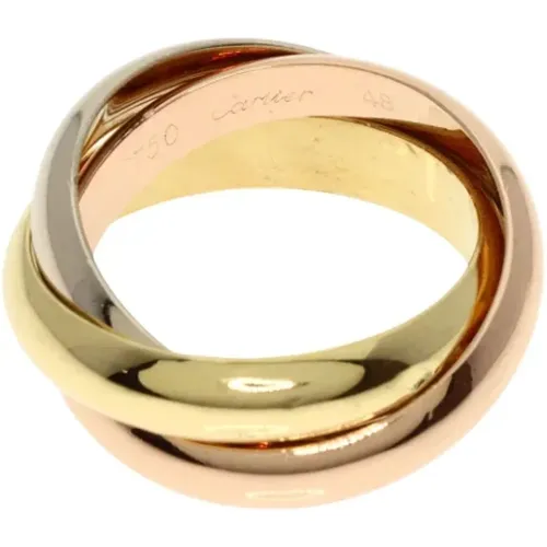 Pre-owned Gold rings , female, Sizes: ONE SIZE - Cartier Vintage - Modalova