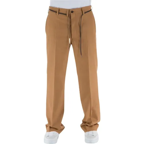 Wool Chino Pants with Drawstring , male, Sizes: M - Marni - Modalova