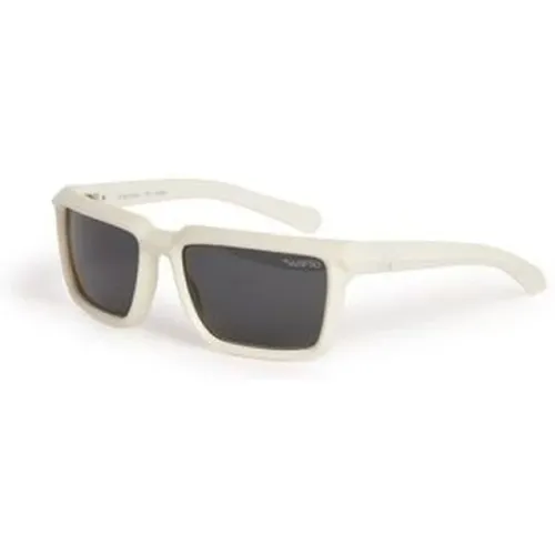 Portland Trendy Sunglasses , unisex, Sizes: ONE SIZE - Off White - Modalova