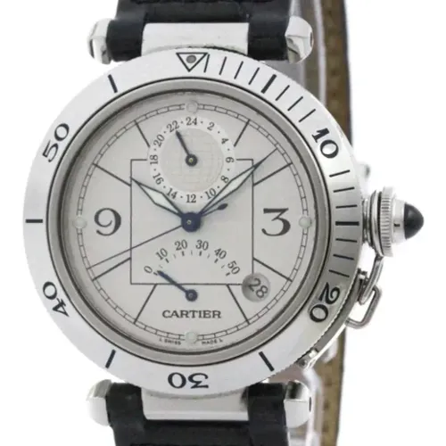 Pre-owned Stainless Steel watches , male, Sizes: ONE SIZE - Cartier Vintage - Modalova