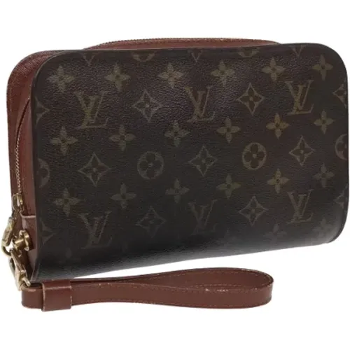 Pre-owned Canvas clutches , female, Sizes: ONE SIZE - Louis Vuitton Vintage - Modalova