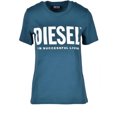 Stylish Cotton T-Shirt for Women , female, Sizes: M, S, XS - Diesel - Modalova