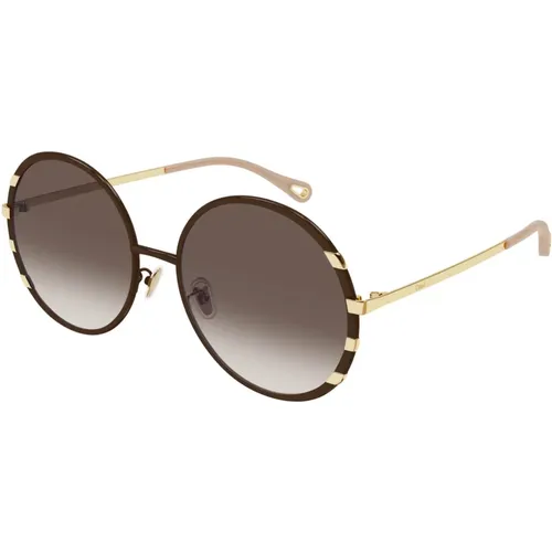 Stylische Sonnenbrille für Frauen , unisex, Größe: 58 MM - Chloé - Modalova
