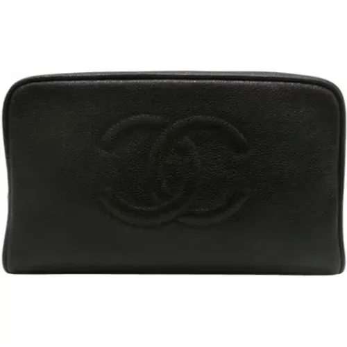 Pre-owned Leather clutches , female, Sizes: ONE SIZE - Chanel Vintage - Modalova