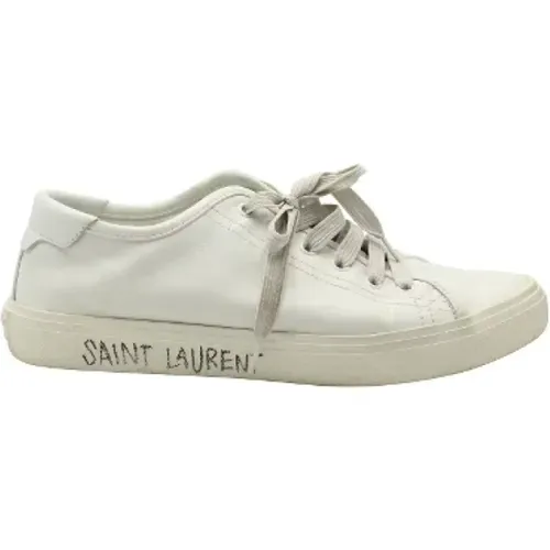 Pre-owned Leather sneakers , female, Sizes: 5 UK - Saint Laurent Vintage - Modalova