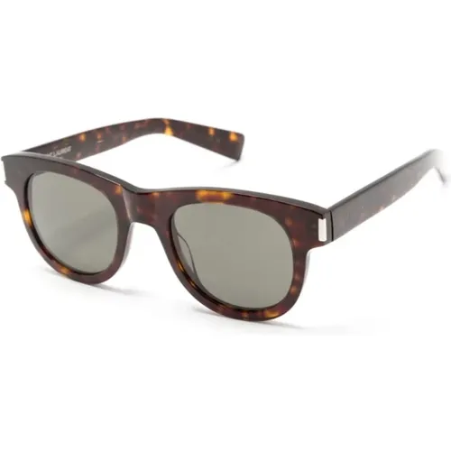 SL 571 002 Sunglasses , unisex, Sizes: 49 MM - Saint Laurent - Modalova