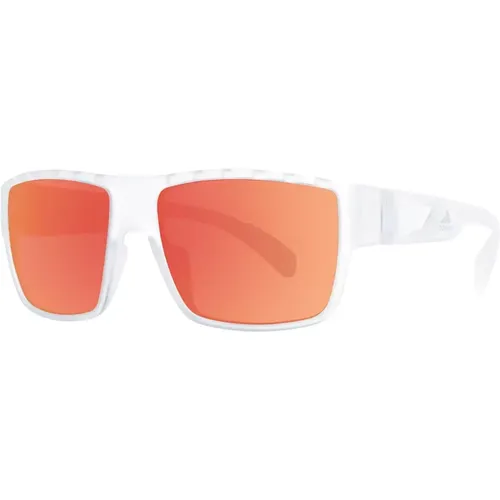 Weiße quadratische Sonnenbrille - Adidas - Modalova