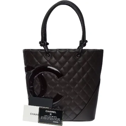 Pre-owned Leather totes , female, Sizes: ONE SIZE - Chanel Vintage - Modalova