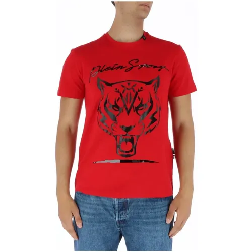 Print Short Sleeve T-Shirt , male, Sizes: S - Plein Sport - Modalova