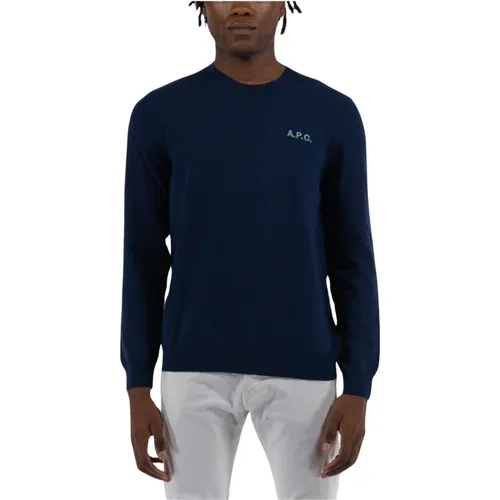Stylish Wool Sweatshirt , male, Sizes: L, XL, 2XL - A.p.c. - Modalova