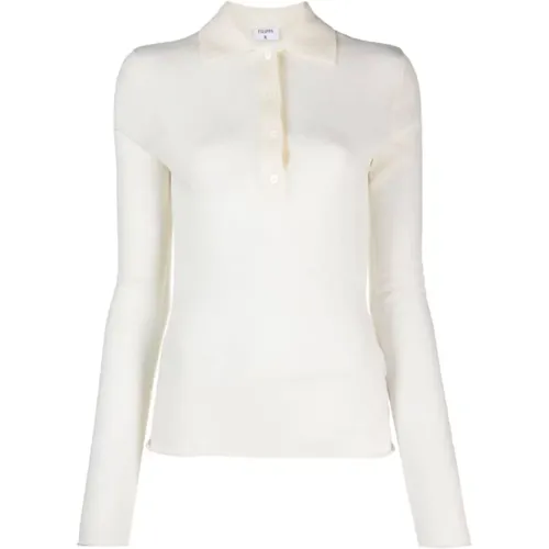 Wool Knitted Top with Classic Collar , female, Sizes: L - Filippa K - Modalova