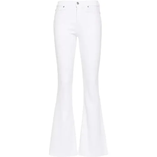 Vintage Soleil Weiße Jeans , Damen, Größe: W29 - 7 For All Mankind - Modalova