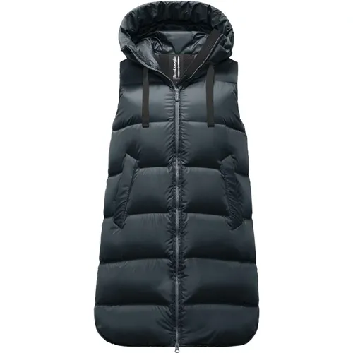 A-Line Down Vest in Nylon , female, Sizes: M, S, L, XS, XL, 2XL - BomBoogie - Modalova