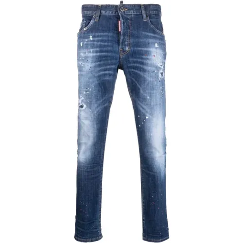 Skater Fit Jeans , male, Sizes: S - Dsquared2 - Modalova