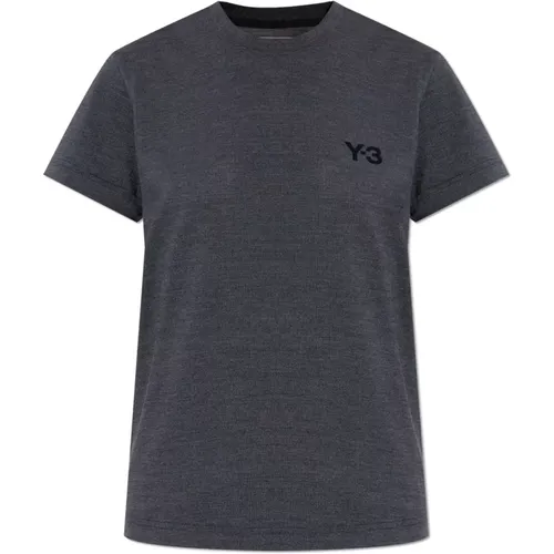 T-Shirt mit Logo , Damen, Größe: XS - Y-3 - Modalova