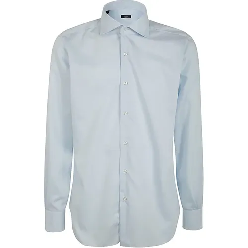 Light Neck Shirt , male, Sizes: XL, 3XL, L, 4XL, 2XL - Barba Napoli - Modalova