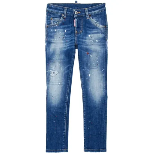 Kinder Klassische Denim Jeans - Dsquared2 - Modalova