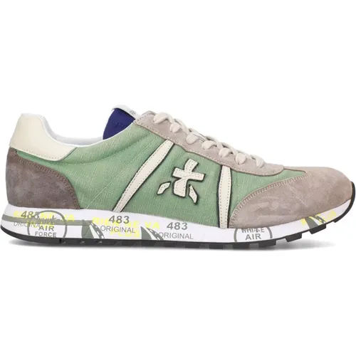 Lucy Sneakers Gray Green , male, Sizes: 9 UK - Premiata - Modalova