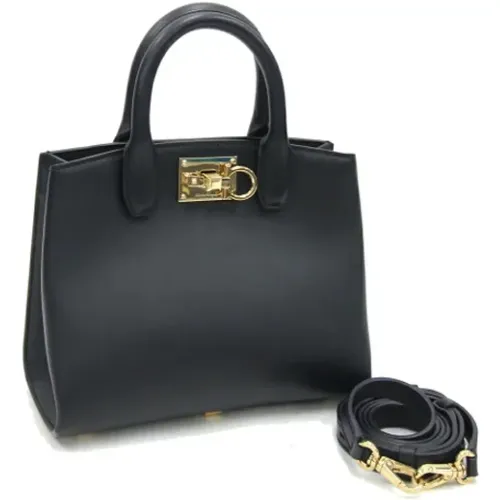 Pre-owned Leather handbags , female, Sizes: ONE SIZE - Salvatore Ferragamo Pre-owned - Modalova