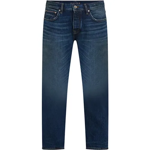 Fade Straight Denton Jeans , Herren, Größe: W32 L32 - Tommy Hilfiger - Modalova