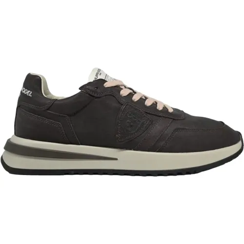 Tropez 2.1 Niedrige Sneakers Braun , Herren, Größe: 44 EU - Philippe Model - Modalova