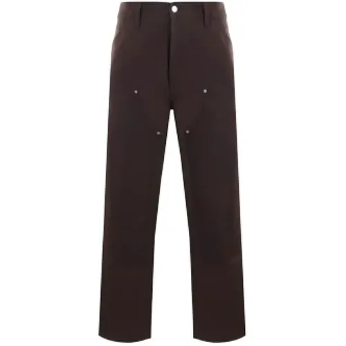 Cotton Canvas Trousers with Knee Panel , male, Sizes: W30 - Carhartt WIP - Modalova