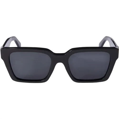 Branson Rectangular Sunglasses , unisex, Sizes: 53 MM - Off White - Modalova