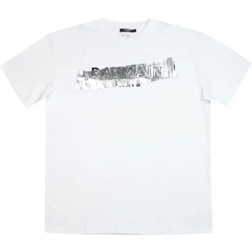 Baumwoll T-Shirt für Jungen - Balmain - Modalova