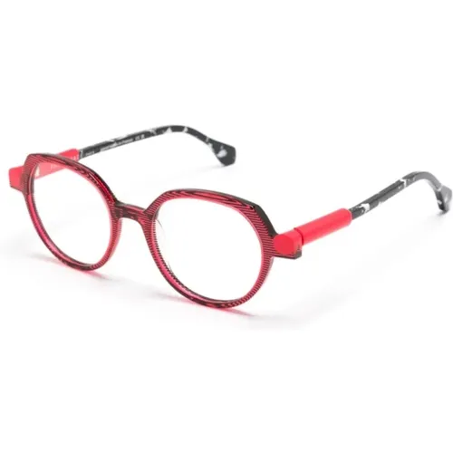 Rote Optische Brille, vielseitig und stilvoll , Damen, Größe: 49 MM - Face a Face - Modalova
