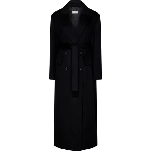 Wool Cashmere Double-Breasted Coat , female, Sizes: L, S - P.a.r.o.s.h. - Modalova