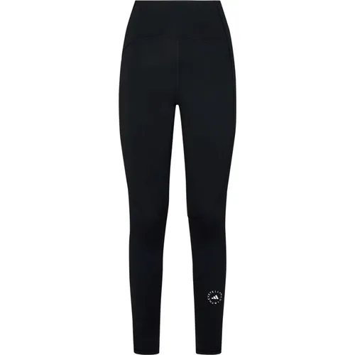 Trousers with Elasticated Waistband , female, Sizes: XS, S - adidas by stella mccartney - Modalova