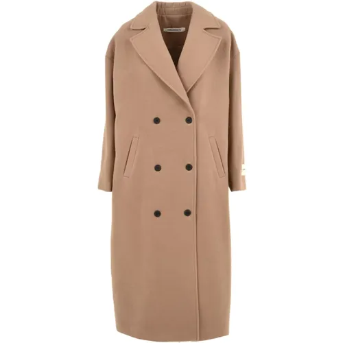 Button-Front Coats , female, Sizes: M - Hinnominate - Modalova