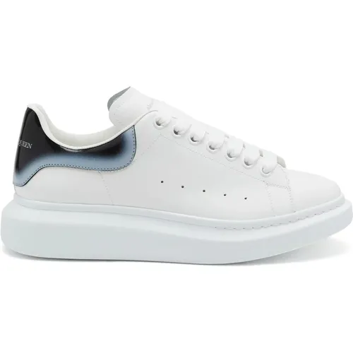 Weiße Oversized Sneakers mit Schwarzem Absatz - alexander mcqueen - Modalova