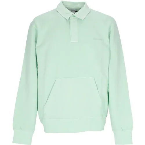 Script Sweater Lightweight Sweatshirt Pale Spearmint , male, Sizes: XL, L, S, M - Carhartt WIP - Modalova