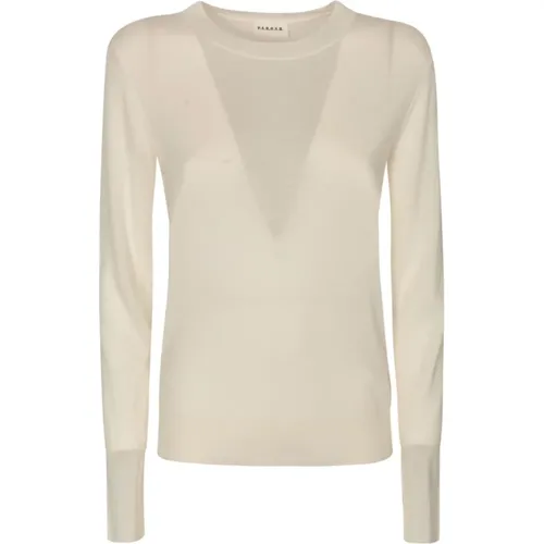 Women's Clothing Sweatshirts Cream Ss24 , female, Sizes: S - P.a.r.o.s.h. - Modalova