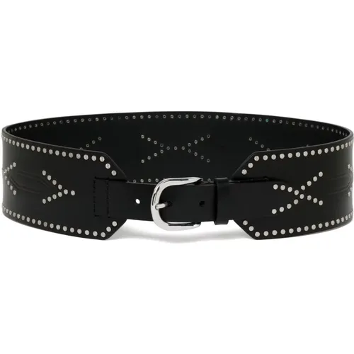 Telma Belt with Silver Buckle , female, Sizes: 85 CM, 80 CM, 75 CM - Isabel marant - Modalova