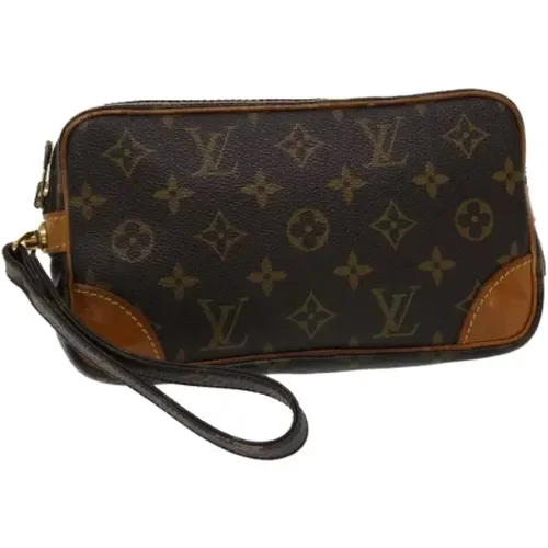 Pre-owned Canvas clutches , female, Sizes: ONE SIZE - Louis Vuitton Vintage - Modalova